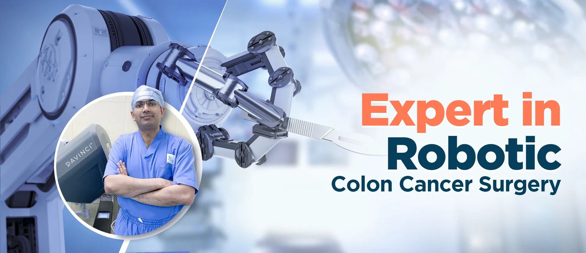 Best robotic colon cancer surgey in Ahmedabad India