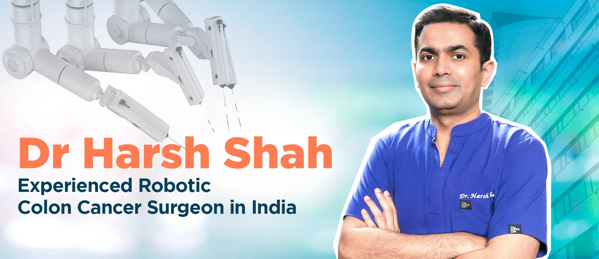 Robotic colon cancer surgeon in India